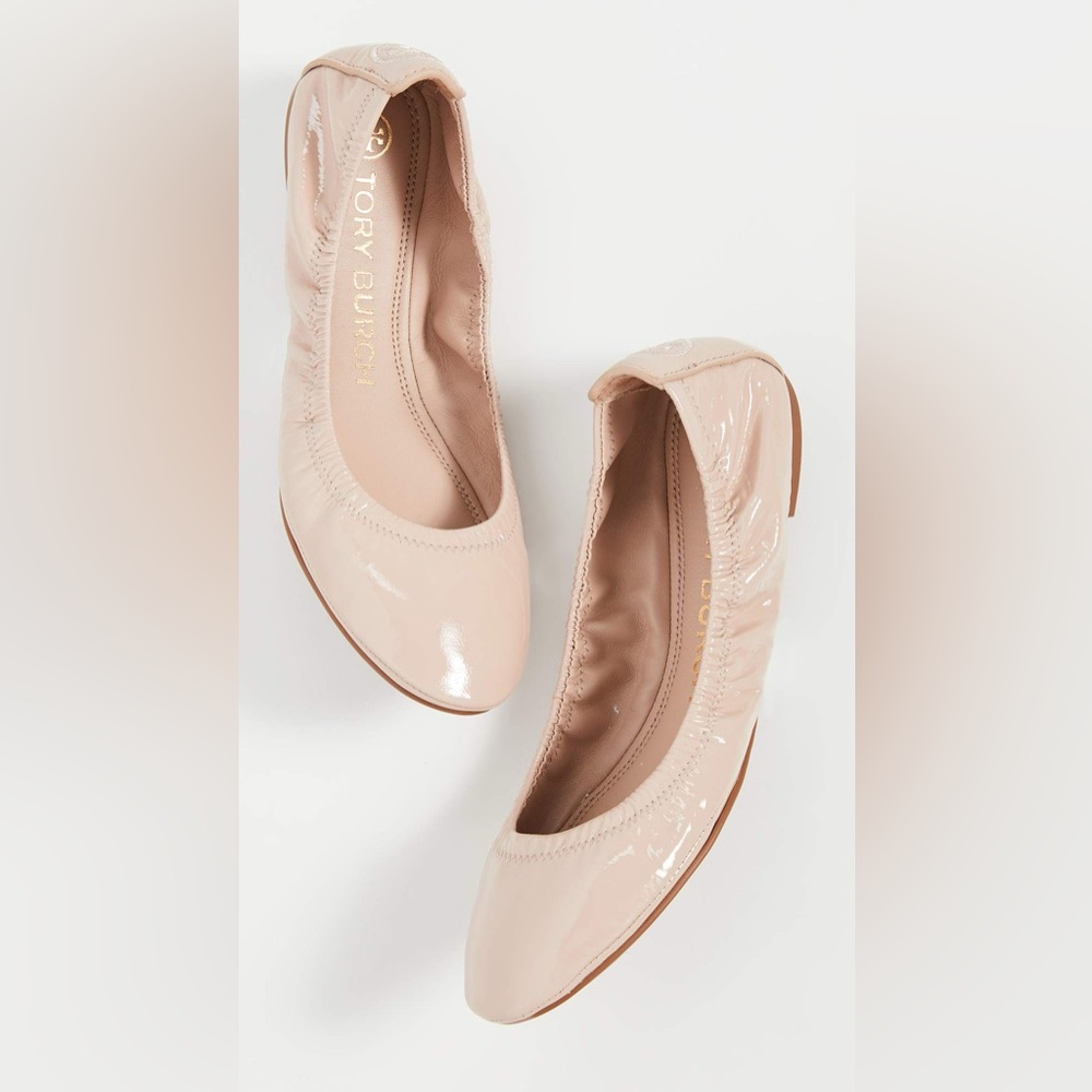 Tory Burch Eddie Ballet Flats; color: Sand; size 9